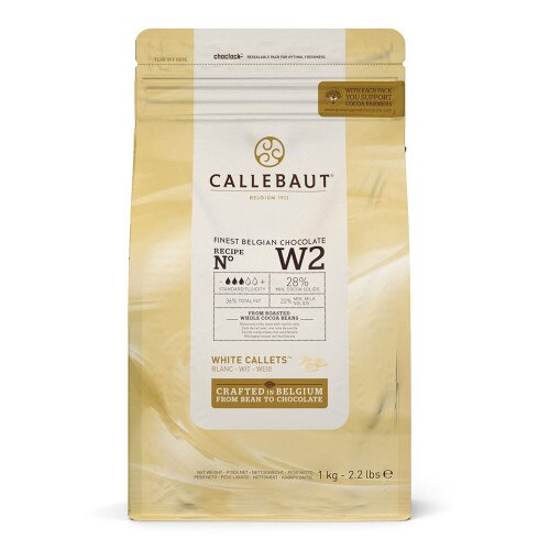 Callebaut White Chocolate Callets - 1kg
